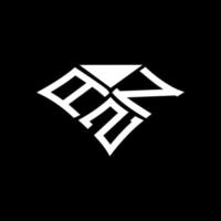 azn brief logo creatief ontwerp met vector grafisch, azn gemakkelijk en modern logo.