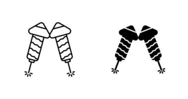 vuurwerk vector pictogram