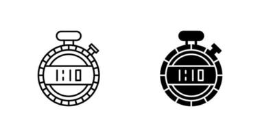 stopwatch vector pictogram