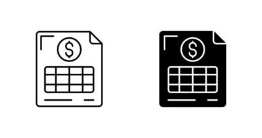 factuur vector pictogram