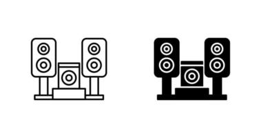 muziek- systeem vector icoon