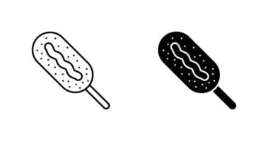 Corn dog vector icoon