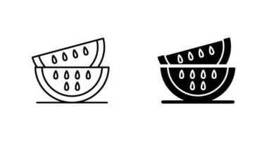 watermeloen vector pictogram