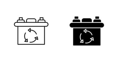 batterij vector pictogram