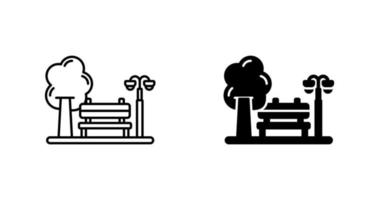 park vector pictogram