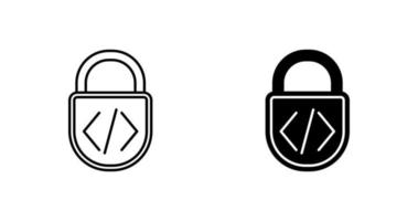 hangslot vector pictogram