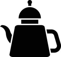 vector ontwerp thee pot icoon stijl