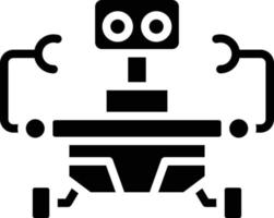 ruimte robot vector icoon stijl