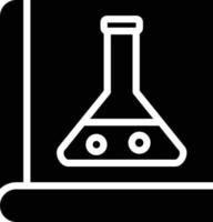 chemie boek vector icoon stijl