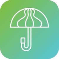 paraplu vector icoon stijl