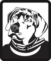 hond hoofd karakter illustratie vector