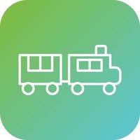 speelgoed- trein vector icoon stijl
