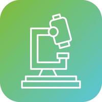 microscoop vector icoon stijl