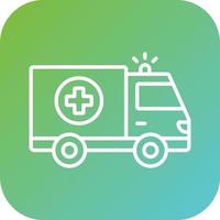 ambulance vector icoon stijl