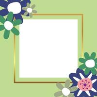 voorjaar achtergrond met bloemen decoratie, met vrij ruimte voor tekst. sjabloon voor banier, poster, sociaal media, groet kaart. vector