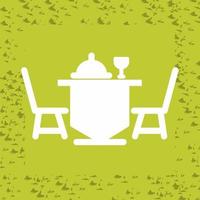 avondeten tafel vector icoon