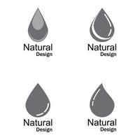waterdruppel logo sjabloon vector illustratie ontwerpset