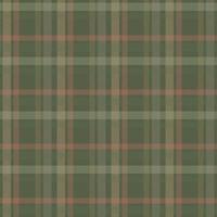 groen plaid achtergrond, groen en rood Schotse ruit achtergrond, naadloos patroon voor decoratie vector