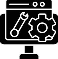 vector ontwerp web onderhoud icoon stijl