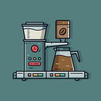 Koffie machine vector