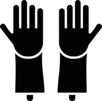 vector ontwerp schoonmaak handschoenen icoon stijl