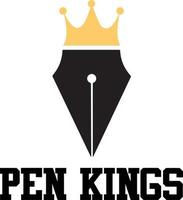 pen koningen logo vector het dossier