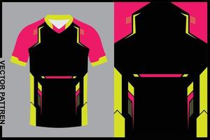 racing Jersey Pattren sjabloon ontwerp vrij vector