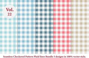 geruite lijnen patroon, geruit patroon, argyle vector, tartan patroon in retro stijl vector