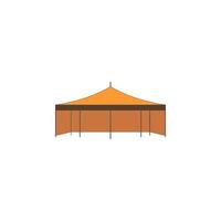 tent kleur vector icoon