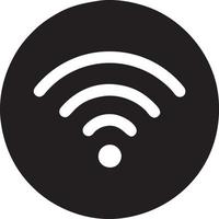 signaal communicatie informatie verbinding draadloze icoon symbool vector afbeelding, illustratie van de netwerk Wifi in zwart afbeelding. eps 10