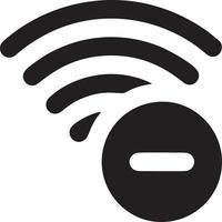 signaal communicatie informatie verbinding draadloze icoon symbool vector afbeelding, illustratie van de netwerk Wifi in zwart afbeelding. eps 10