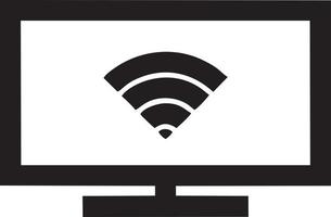 signaal communicatie informatie verbinding draadloze icoon symbool vector afbeelding, illustratie van de netwerk Wifi in zwart afbeelding. eps 10