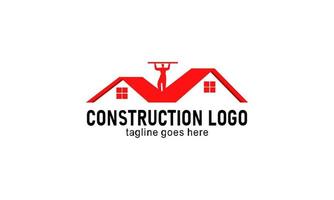 huis bouw bedrijf logo vector