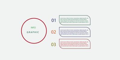 infographic ontwerp met 3 keuzes of stappen. kan worden gebruikt voor werkwijze diagrammen, presentaties en meer vector