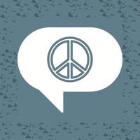 vrede babbelen vector icoon