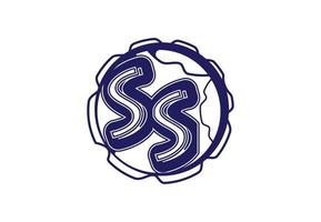 ss logo en icoon ontwerp sjabloon vector