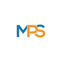 mps letter logo vector