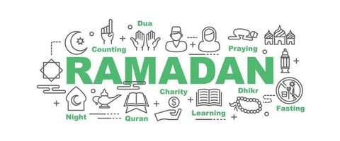 ramadan vector banner
