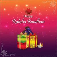 raksha bandhan uitnodiging wenskaart, raksha bandhan het festival van broer en zus vector