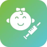 vaccinatie vector icoon stijl