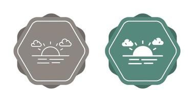 zonsondergang vector pictogram