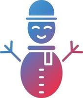 vector ontwerp sneeuwman icoon stijl