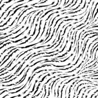 naadloze vector patroon van gescheurde lijnen op een witte achtergrond. zwart-wit print.