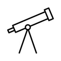 telescoop vector pictogram