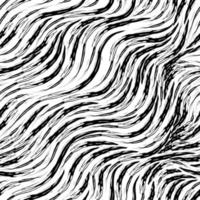 naadloze vector patroon van zwarte diagonale strepen op een witte achtergrond. textuur voor stof of verpakking vloeiende lijnen geïsoleerd op een witte achtergrond met gescheurde randen