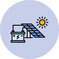 zonne-energie vector pictogram