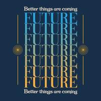 toekomst beter dingen vector