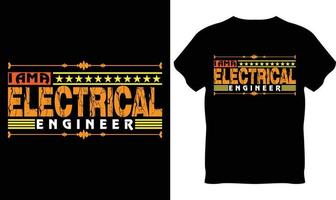 ingenieur t-shirt ontwerp vector