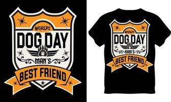 hond minnaar t-shirt ontwerp vector