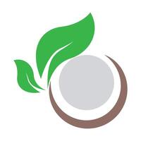 kokosnoot icoon logo ontwerp vector